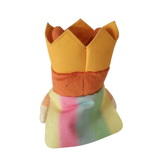 Bluey Princess Plush Toy 7" Just Play Rainbow Cape Crown Plushie Stuffie Dog - Picture 5 of 9